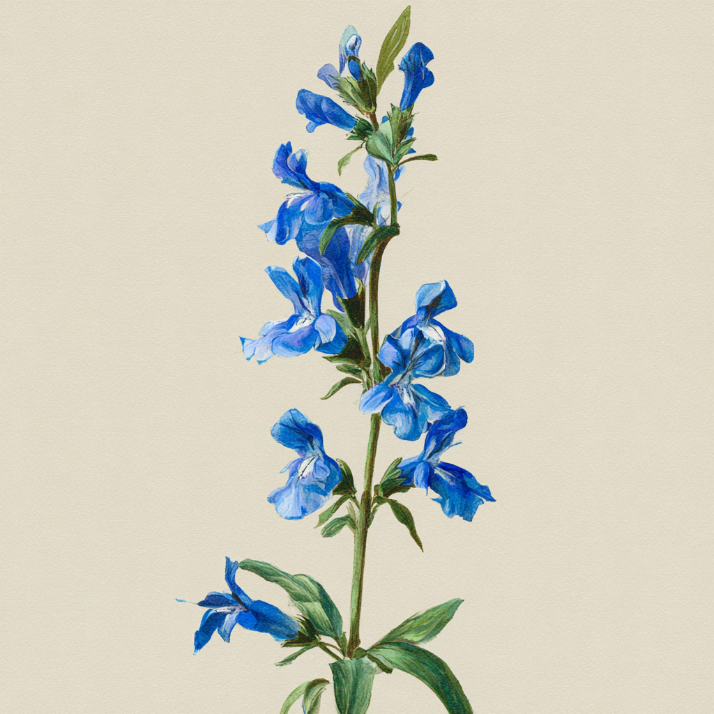 Blue Pitcher Sage